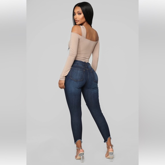 NWT Fashion Nova bodysuit Mocha size Small - Picture 5 of 6